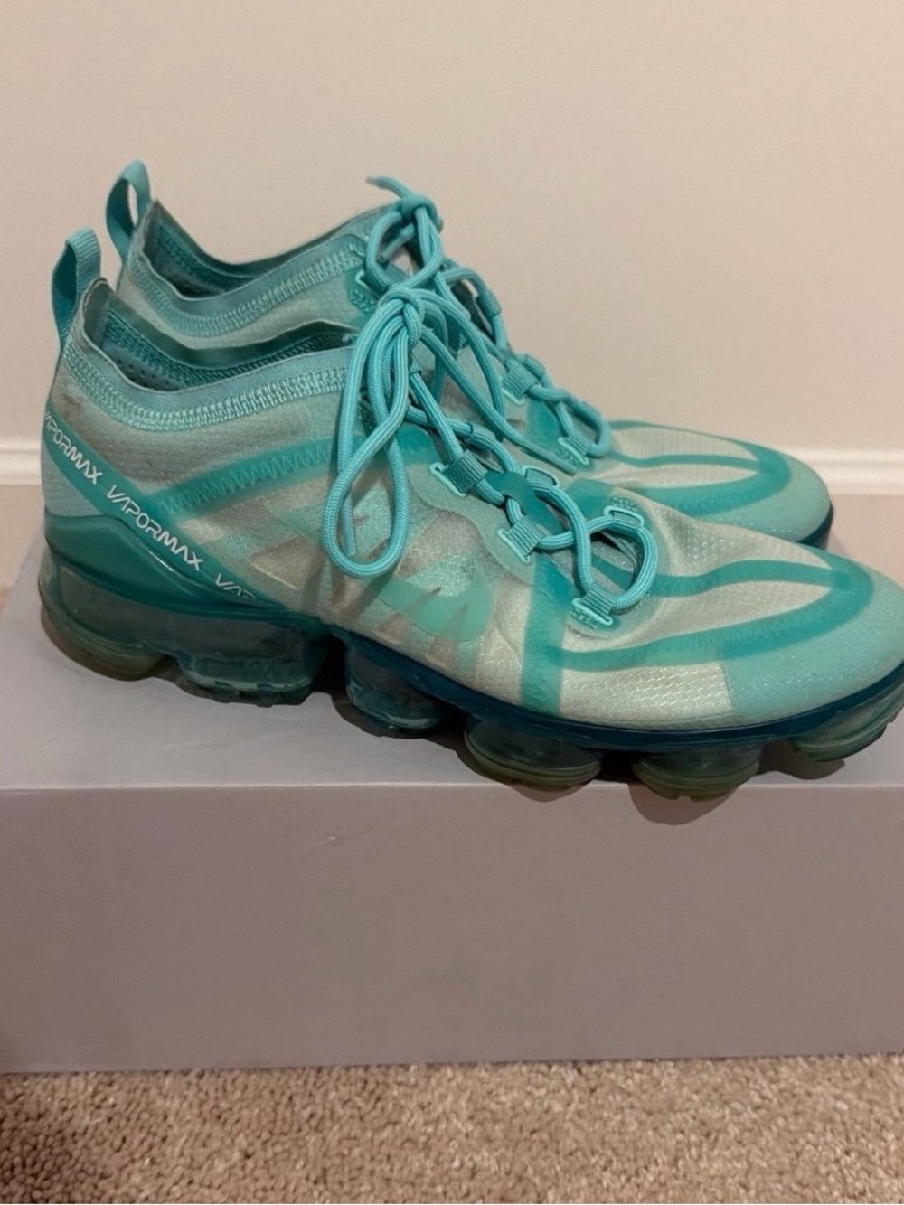 Nike Women's VaporMax Flyknit - Aqua Teal